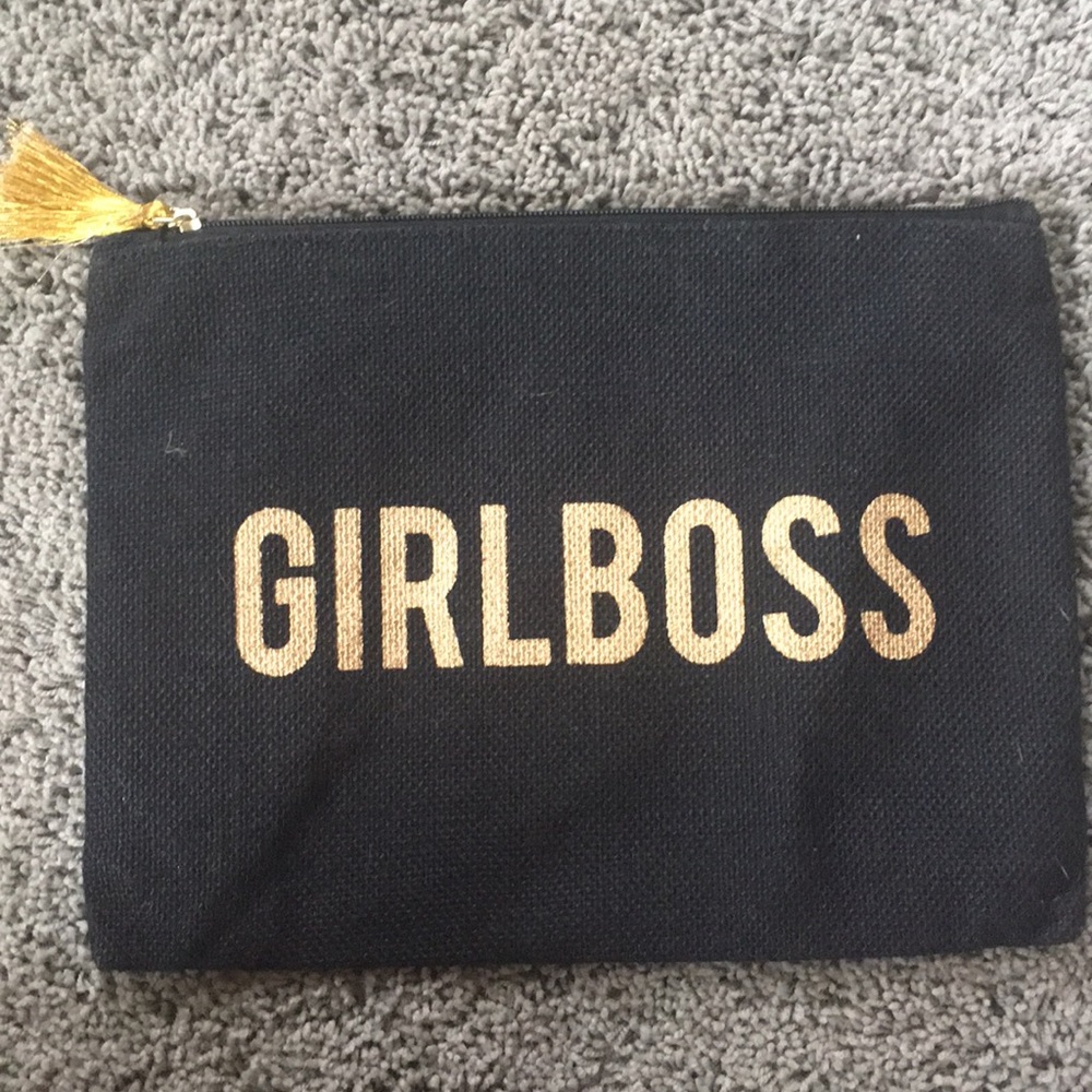 GIRLBOSS BURLAP BAG